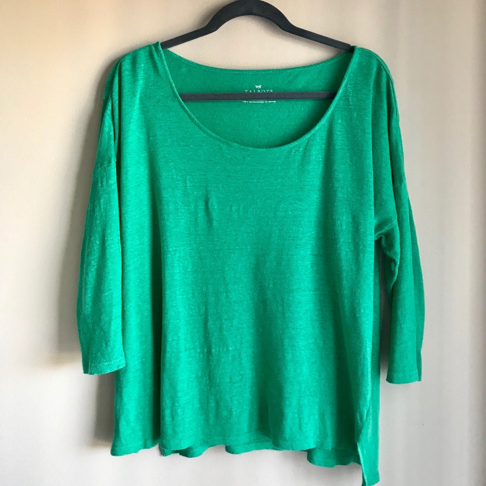 Talbots XL 3/4 Sleeve Top